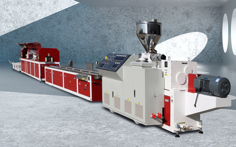 Ligne de machine d'extrudeuse de panneau de plafond de PVC de WPC