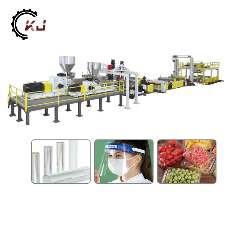 Ligne d'extrusion de feuilles PET