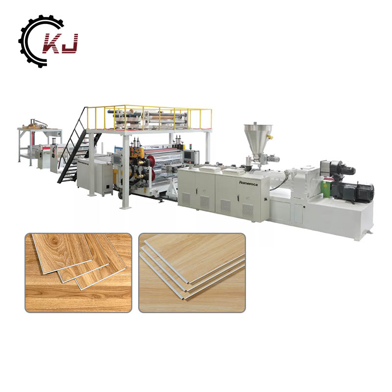 Ligne d'extrusion de revêtements de sol SPC LVT